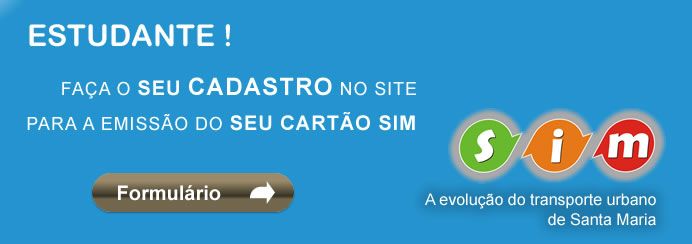 Orienta��es Cart�o SIM a estudantes